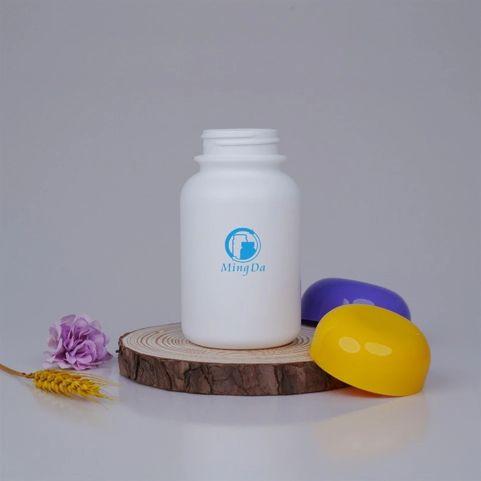 short round HDPE bottles for capsules